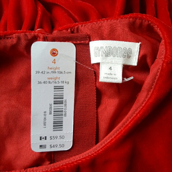 Gymboree Ruffled Velvet Dress - Picture 6 of 6